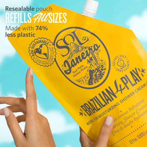 Brazilian Play Moisturizing Shower Cream-Gel 1 Liter
